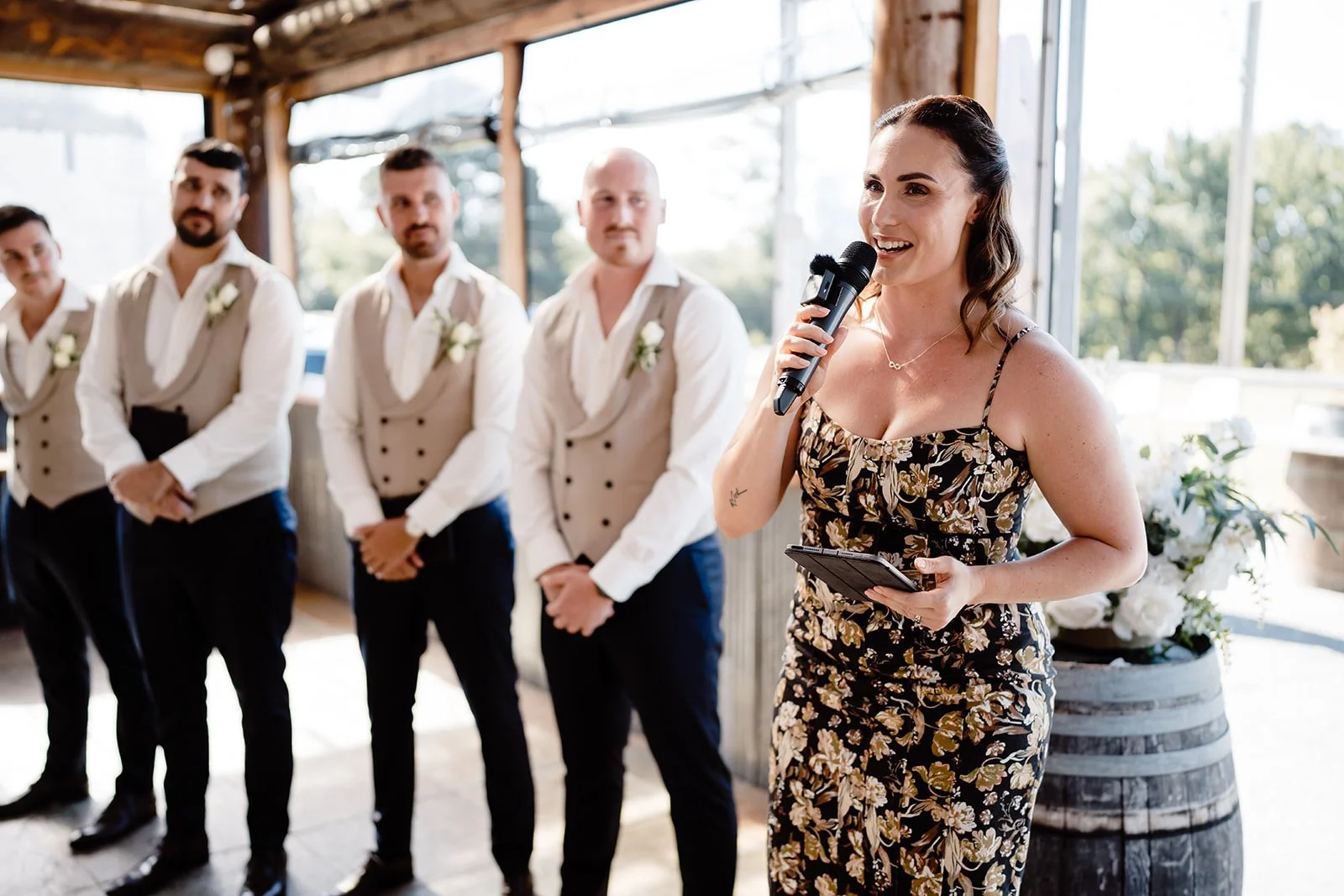 fun relaxed melbourne wedding celebrant delivering personalised light and heartfelt marriage ceremonies that are engaging and not boring.