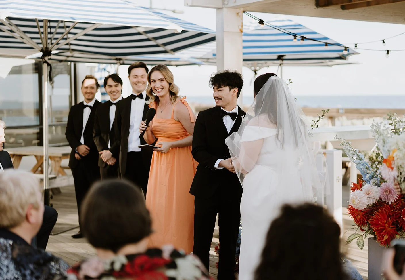 fun relaxed melbourne wedding celebrant delivering personalised light and heartfelt marriage ceremonies that are engaging and not boring.