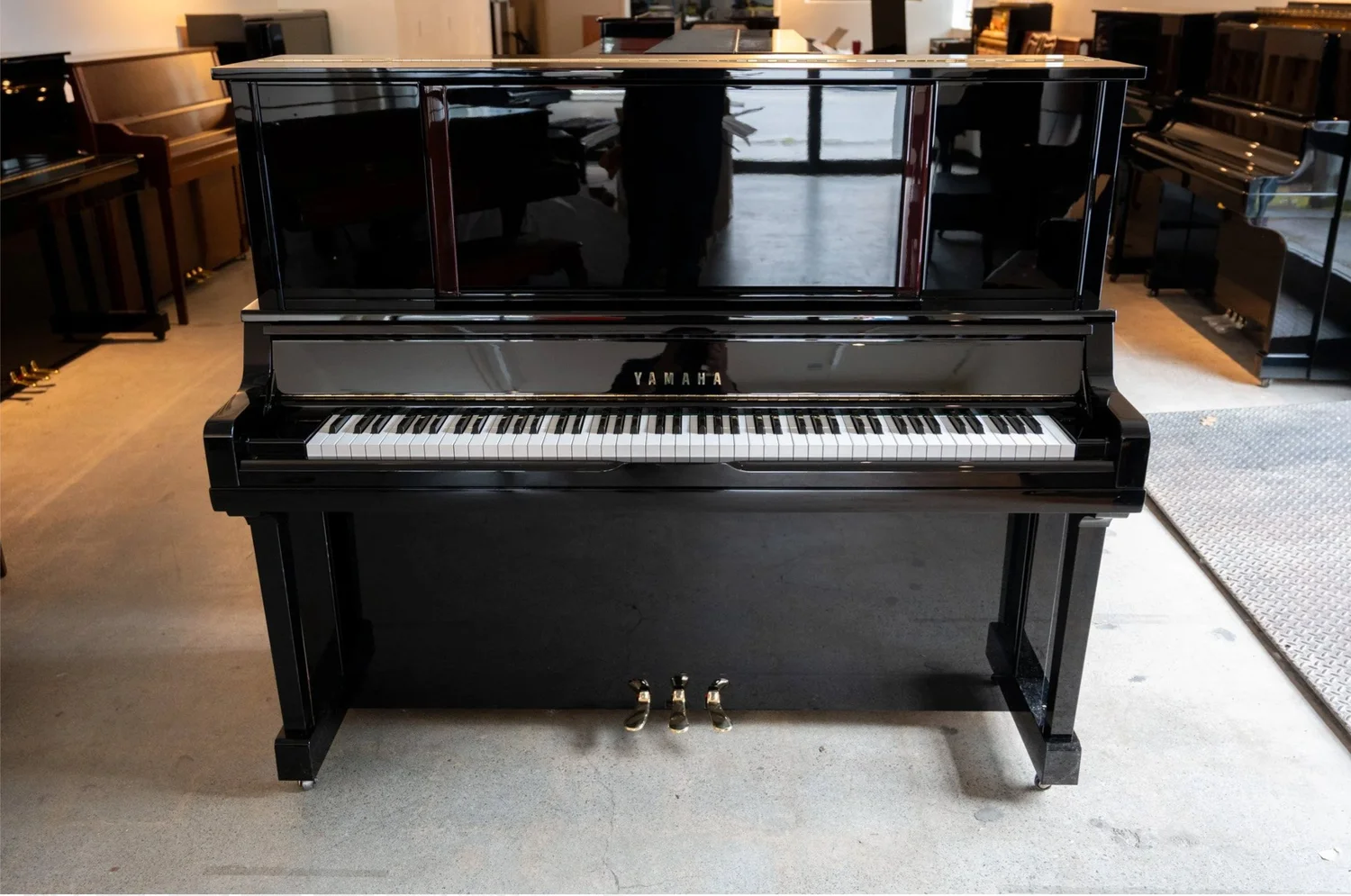 Upright pianos at Seattle Piano Company