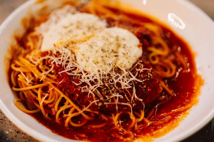 Chicken Parmigiana at The 1879 in Sealy, TX