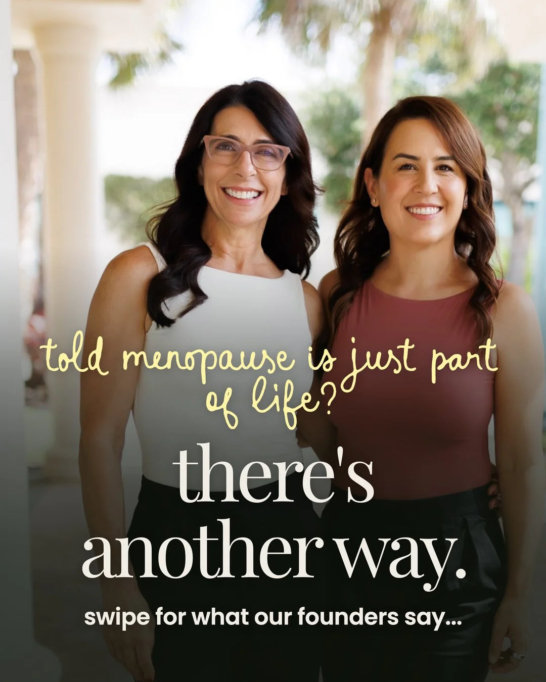 "Embrace it. Get a fan." That's not a plan. 🌀

It's what so many women hear when they bring up menopause, and our founders, Malise and Laura, hear it from patients all the time. You deserve more than a shrug.

Here's what often gets left o