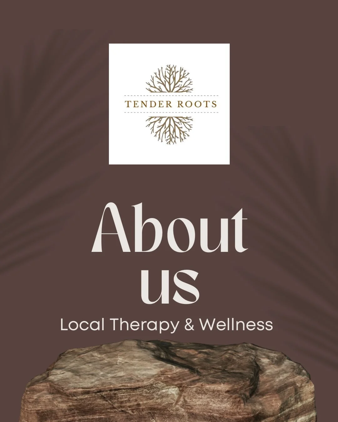 Healing happens in connection 🤝

At Tender Roots Therapy &amp; Wellness, we believe that every person deserves a space where they can be fully themselves, without judgment, without shame, and without having to carry life&rsquo;s challenges alone.

W