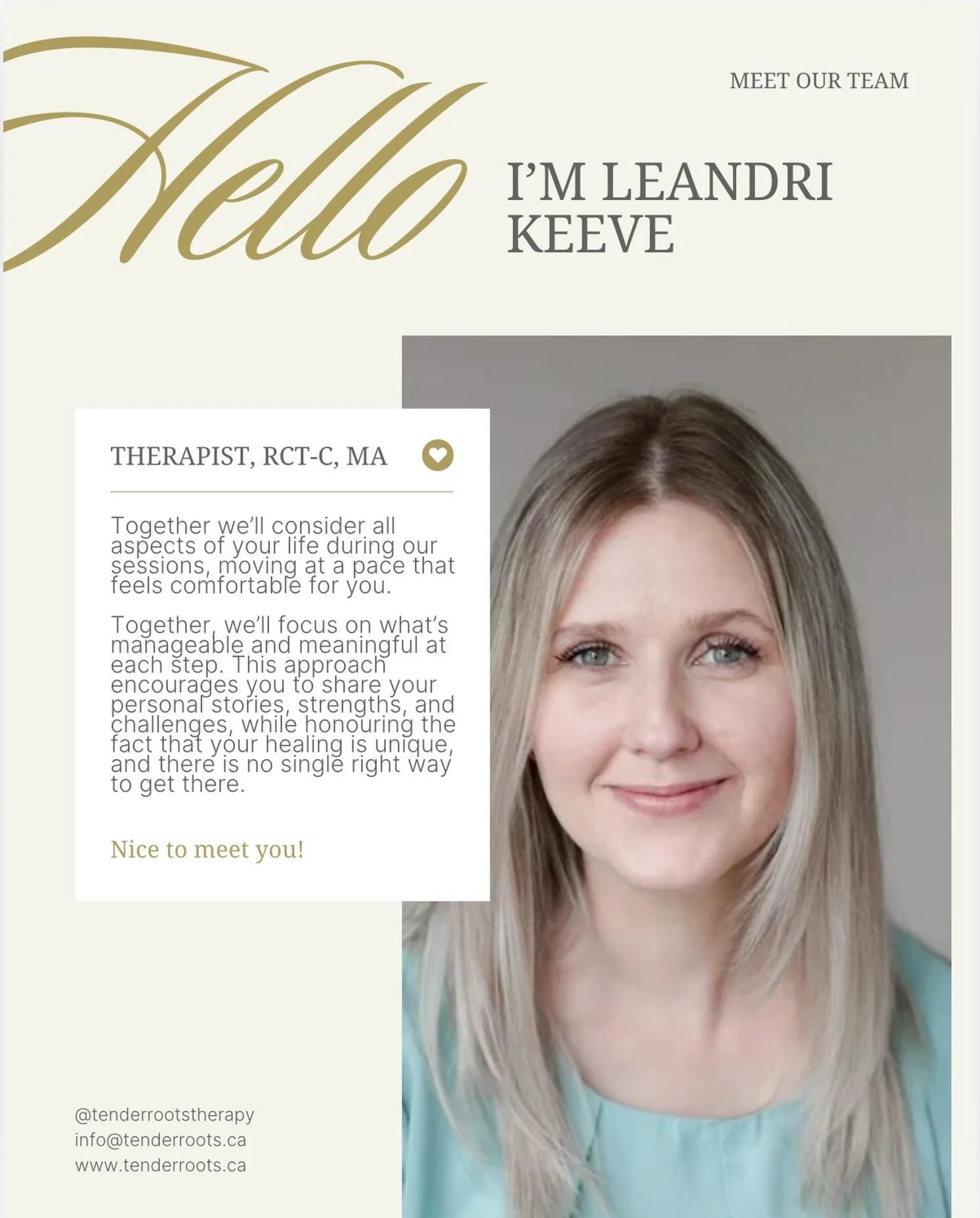 🌿 Meet Leandri 🌿

When life feels overwhelming, Leandri is here to help. Whether you&rsquo;re navigating relationship challenges, supporting your child through big emotions, or carrying struggles that feel difficult to face alone, you don&rsquo;t h