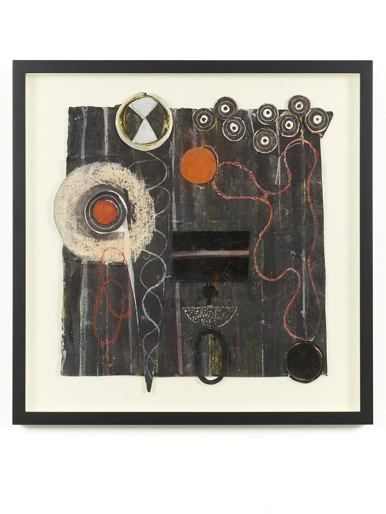 Geraldine Neuwirth Mixed Media Collage Drawing 