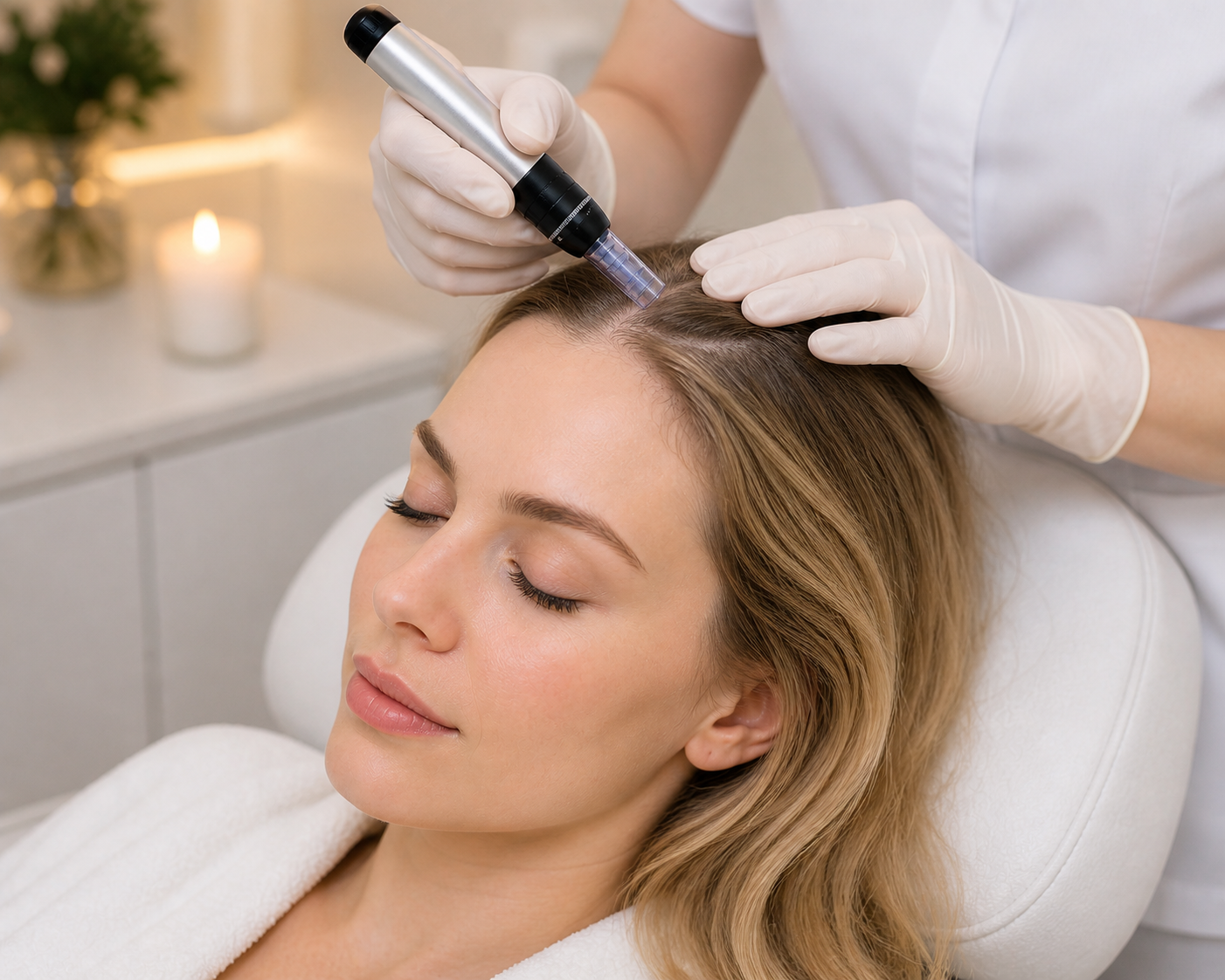 Partial Hair Growth Stimulation