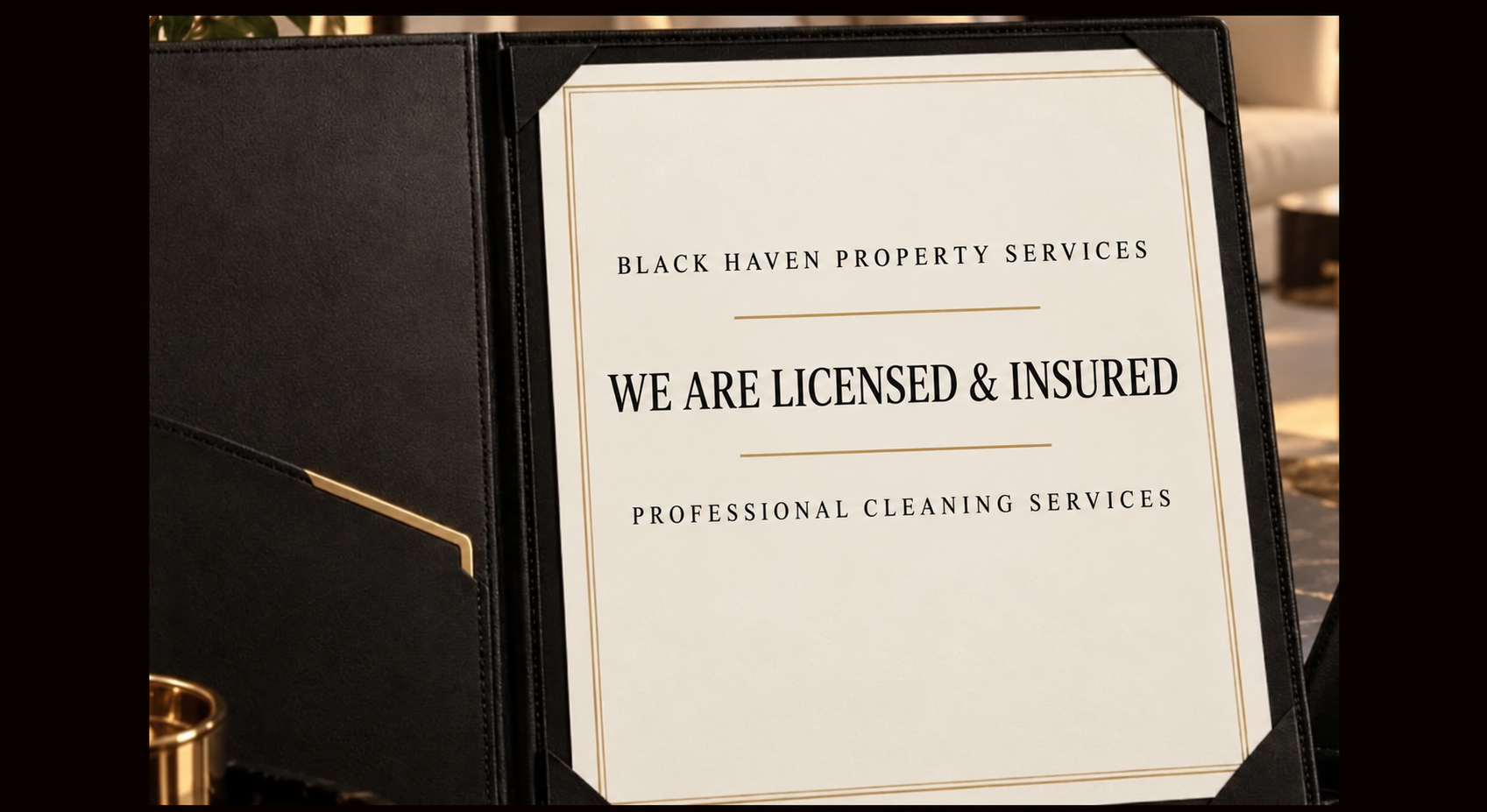 Licensed and Insured
