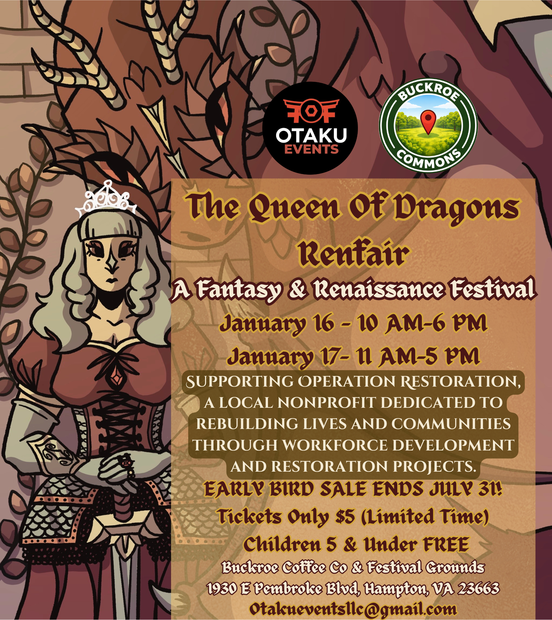 The Queen of Dragons Renfair