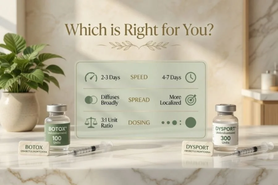 Botox vs Dysport