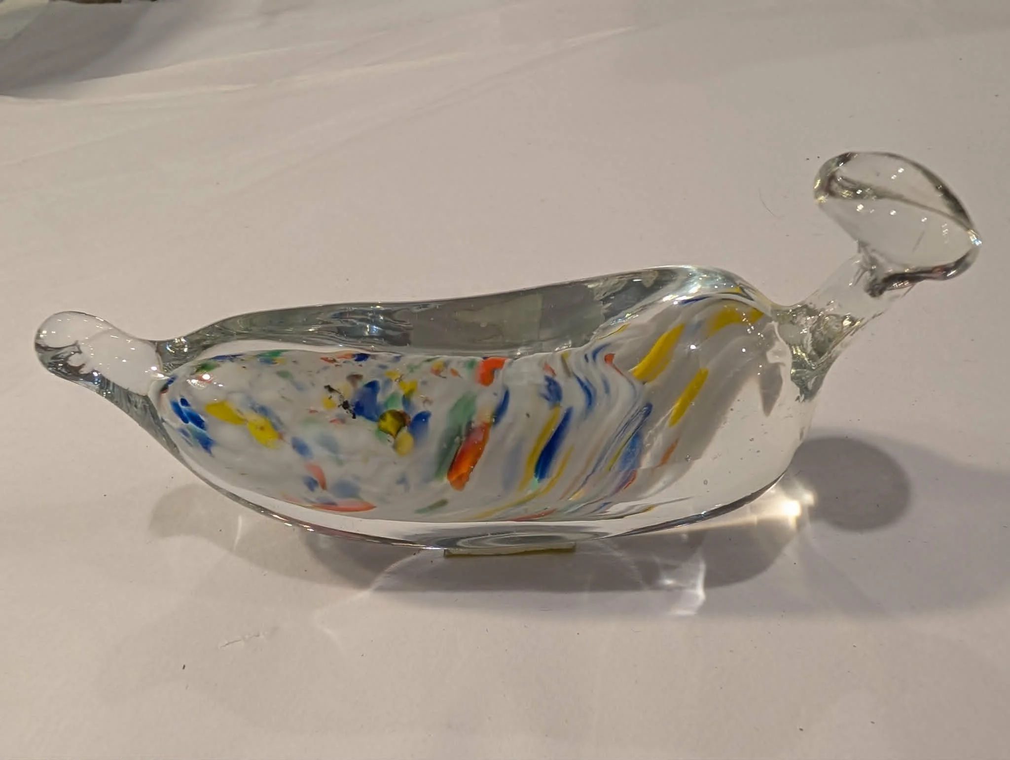 Handcrafted Colorful Art Glass piece