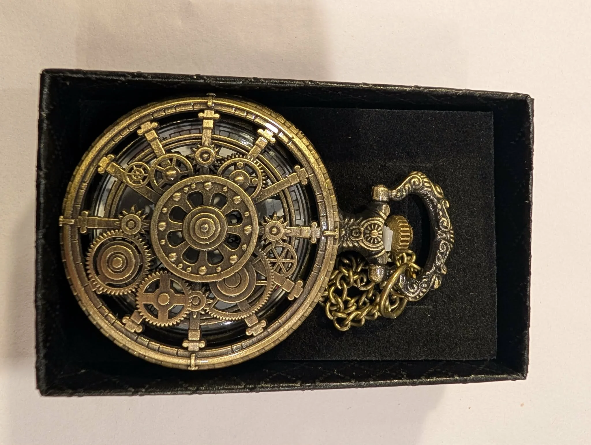Steampunk Gear Pocket Watch