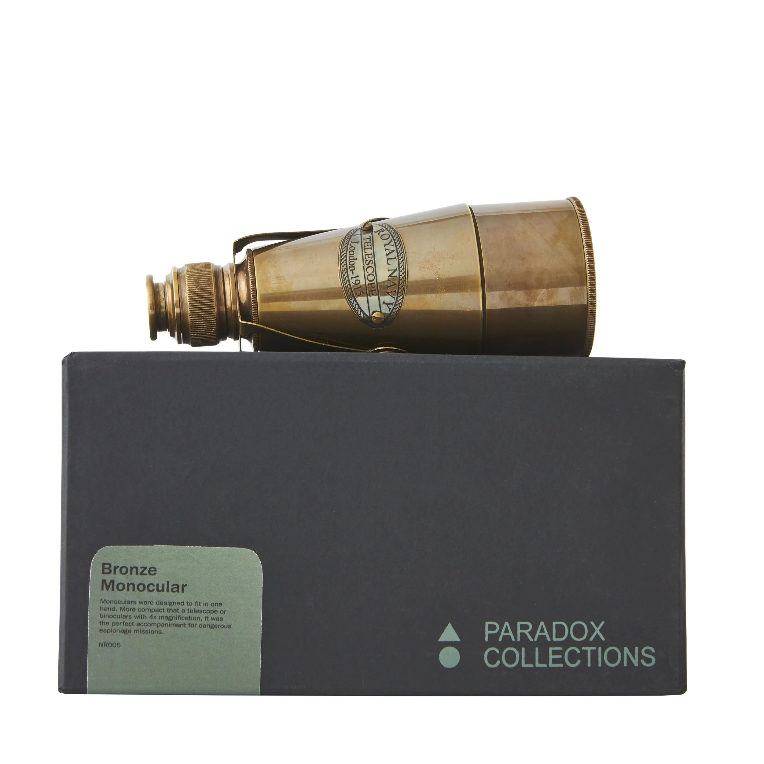 NR005 - Bronze Monocular 5 x 13.5 x 5 cms