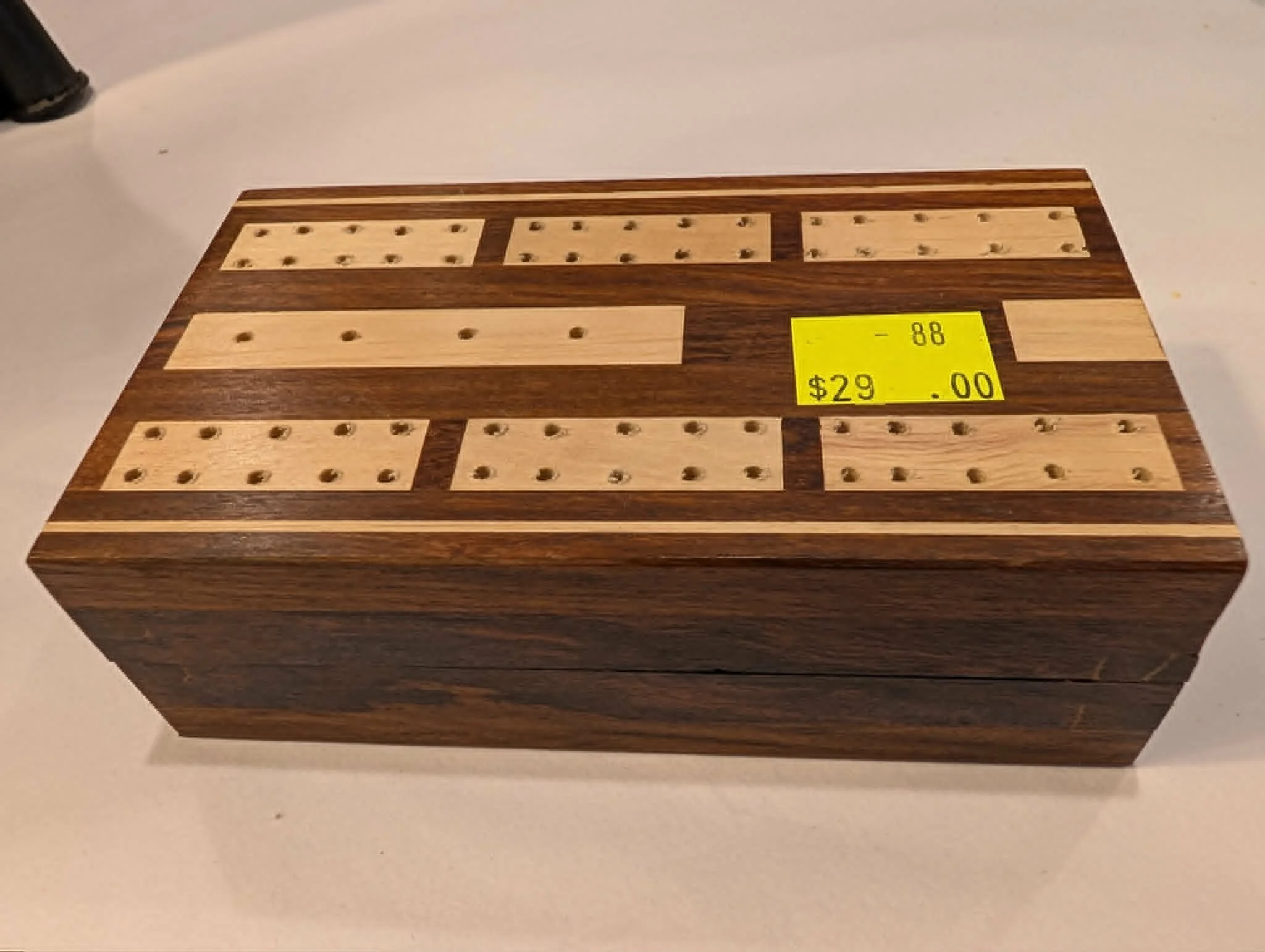 Premium Wooden Cribbage Board