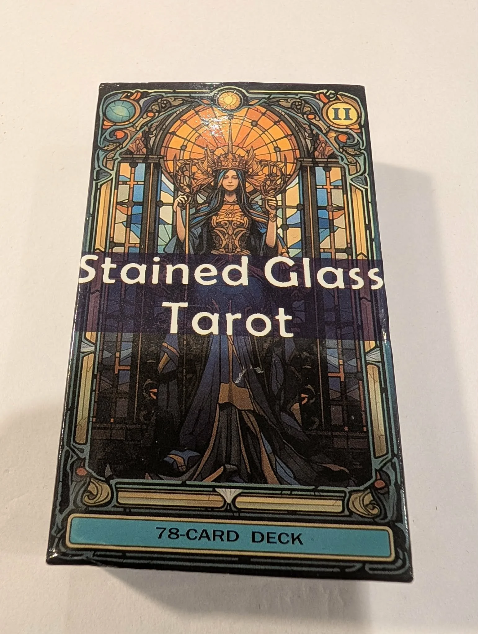 Stained Glass Tarot Deck – 78 Card Set