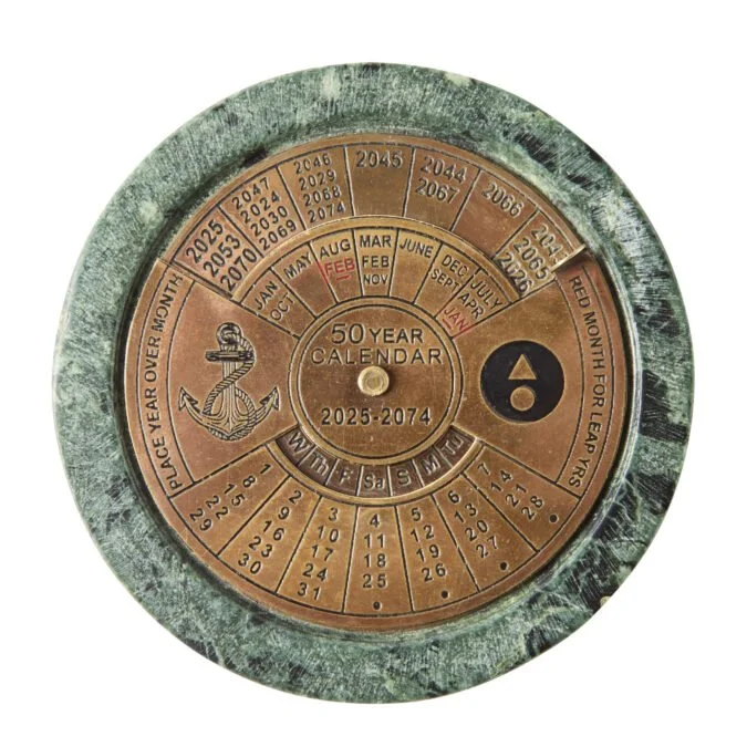 Timeless Marble 50-Year Calendar