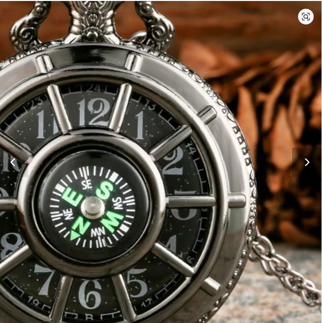 FireShot Capture 110 - Vintage Black Compass Design Quartz Pocket Watch, With Necklace Pen_ - [www.aliexpress.com].png