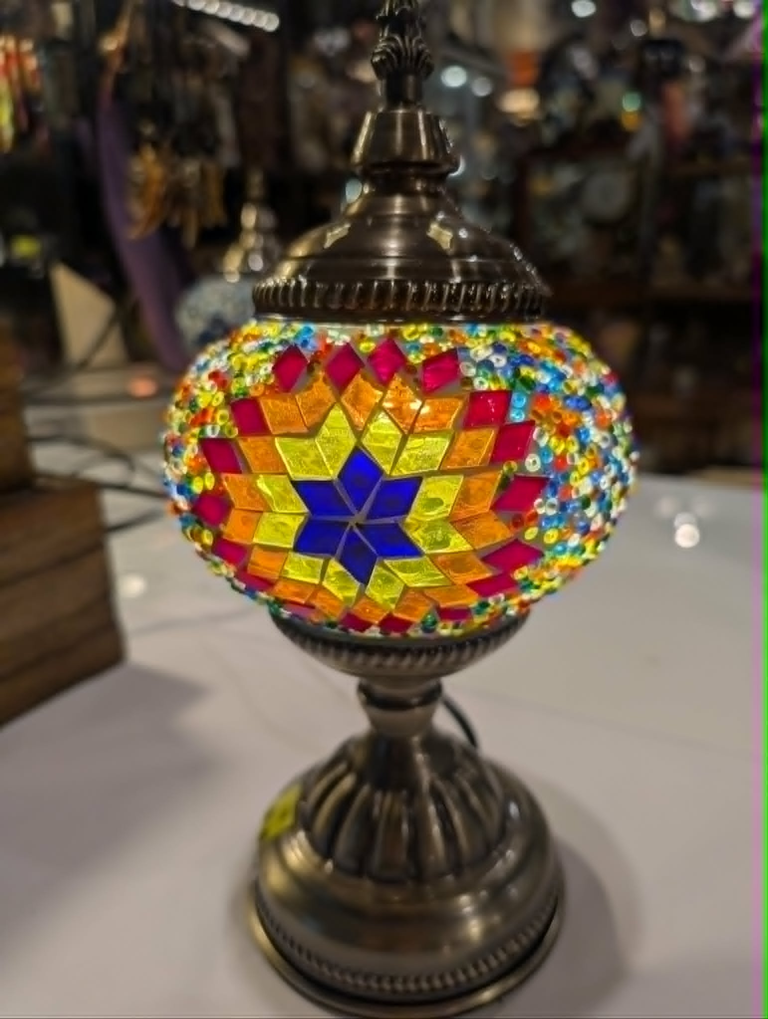 Handmade Turkish Mosaic Lamp
