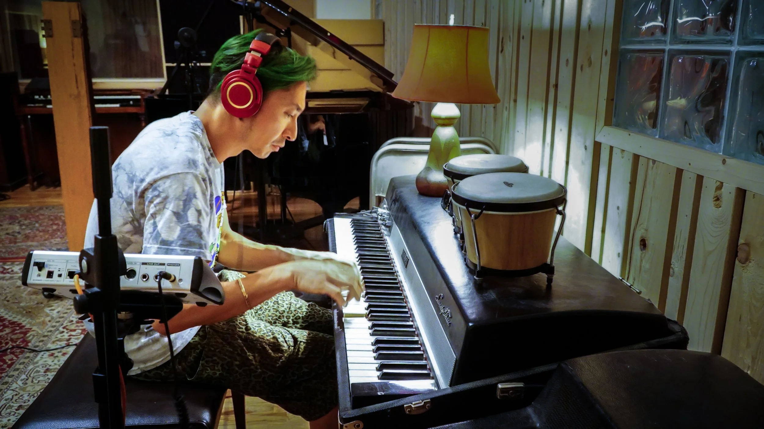 Virtue and Vice Studios Live Room Neve Console Wurlitzer