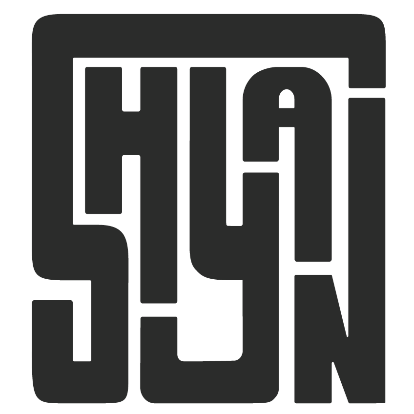 the name "shyan" with the letters overlapping in a way to form a square