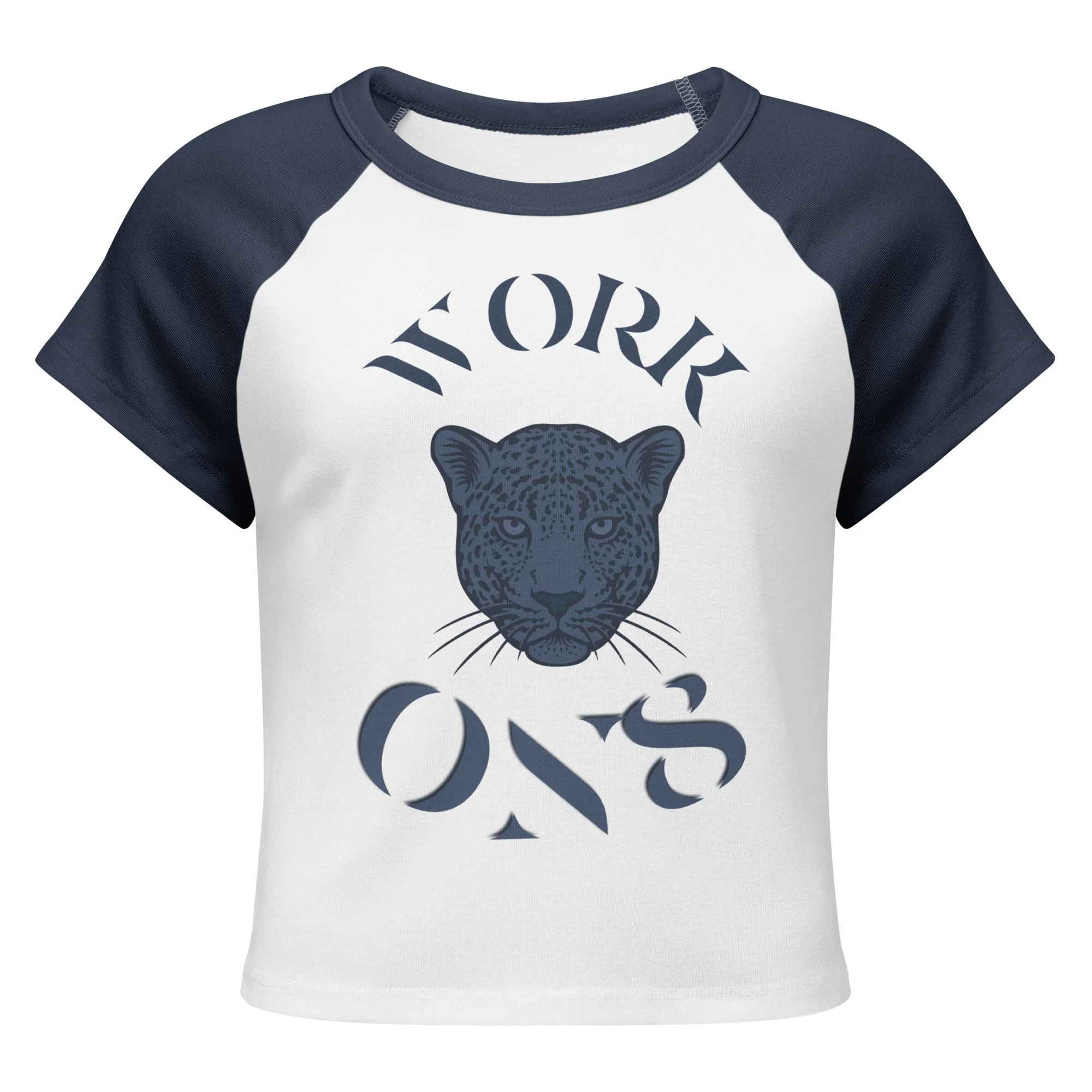 WORK rib raglan baby tee