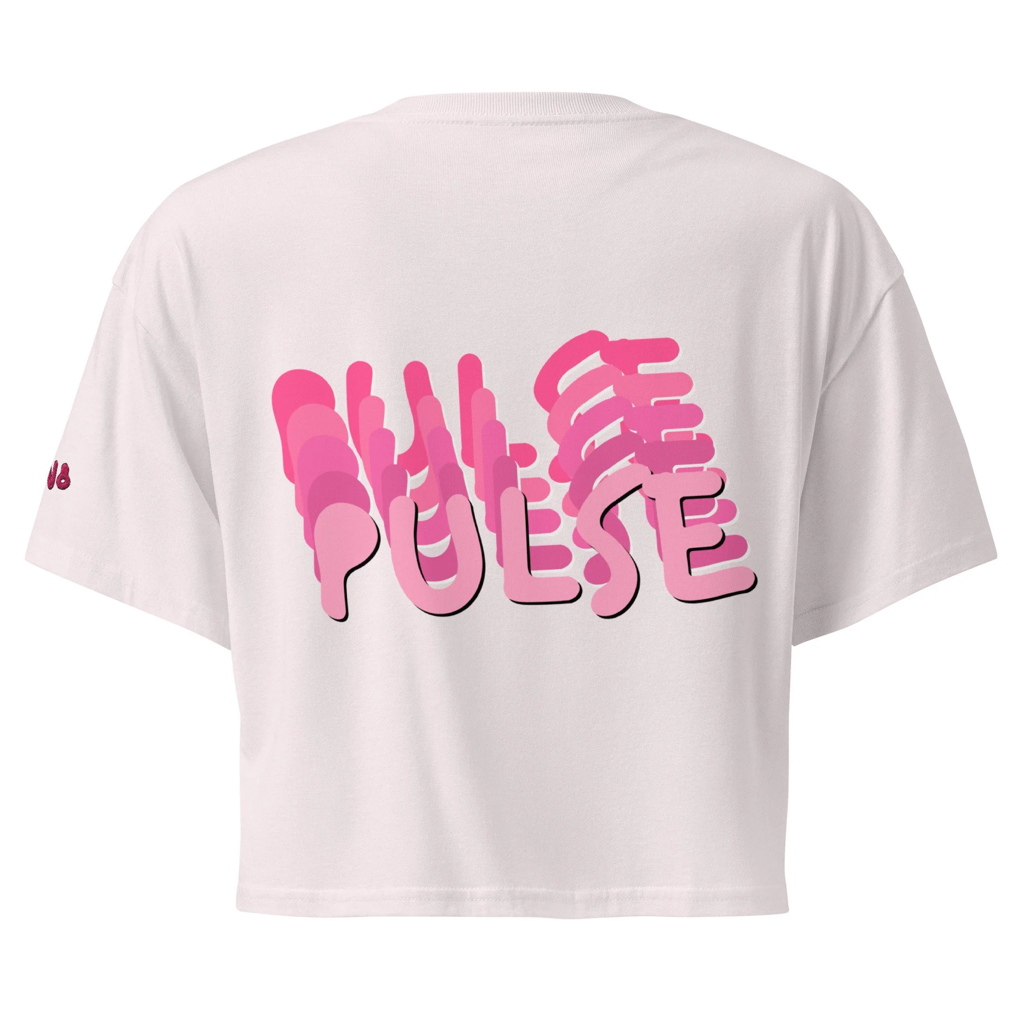 RETRO PINK PULSE crop top