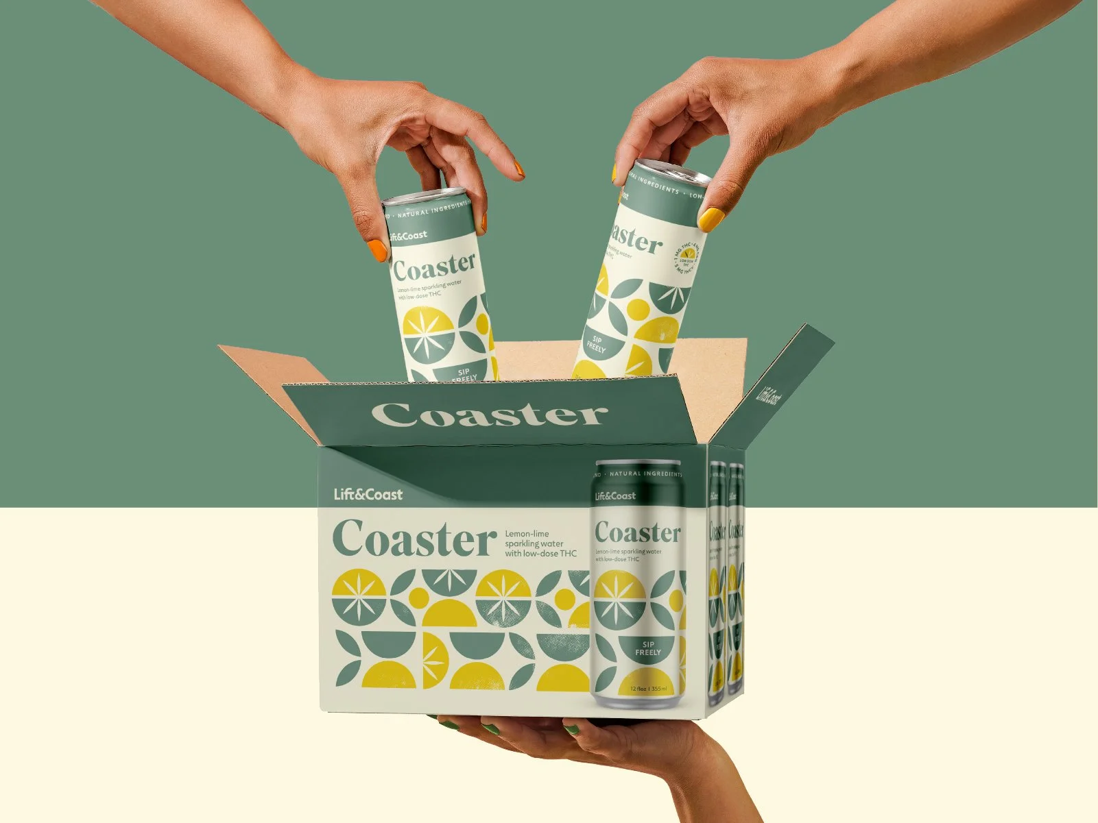 New Work: Lift &amp; Coast THC Sparkling Water