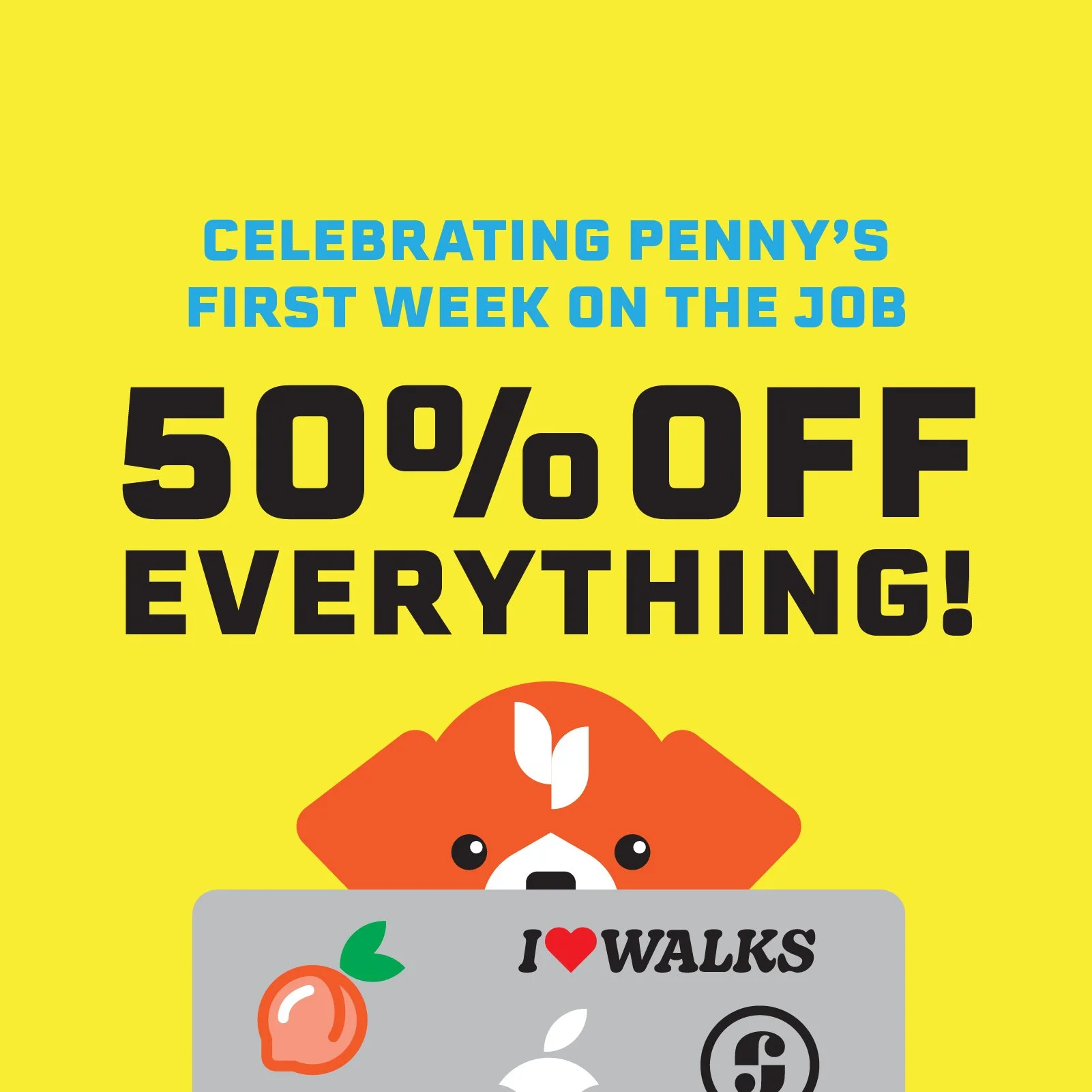 Welcome Penny with 50% off site-wide including Illustrator brushes and art prints