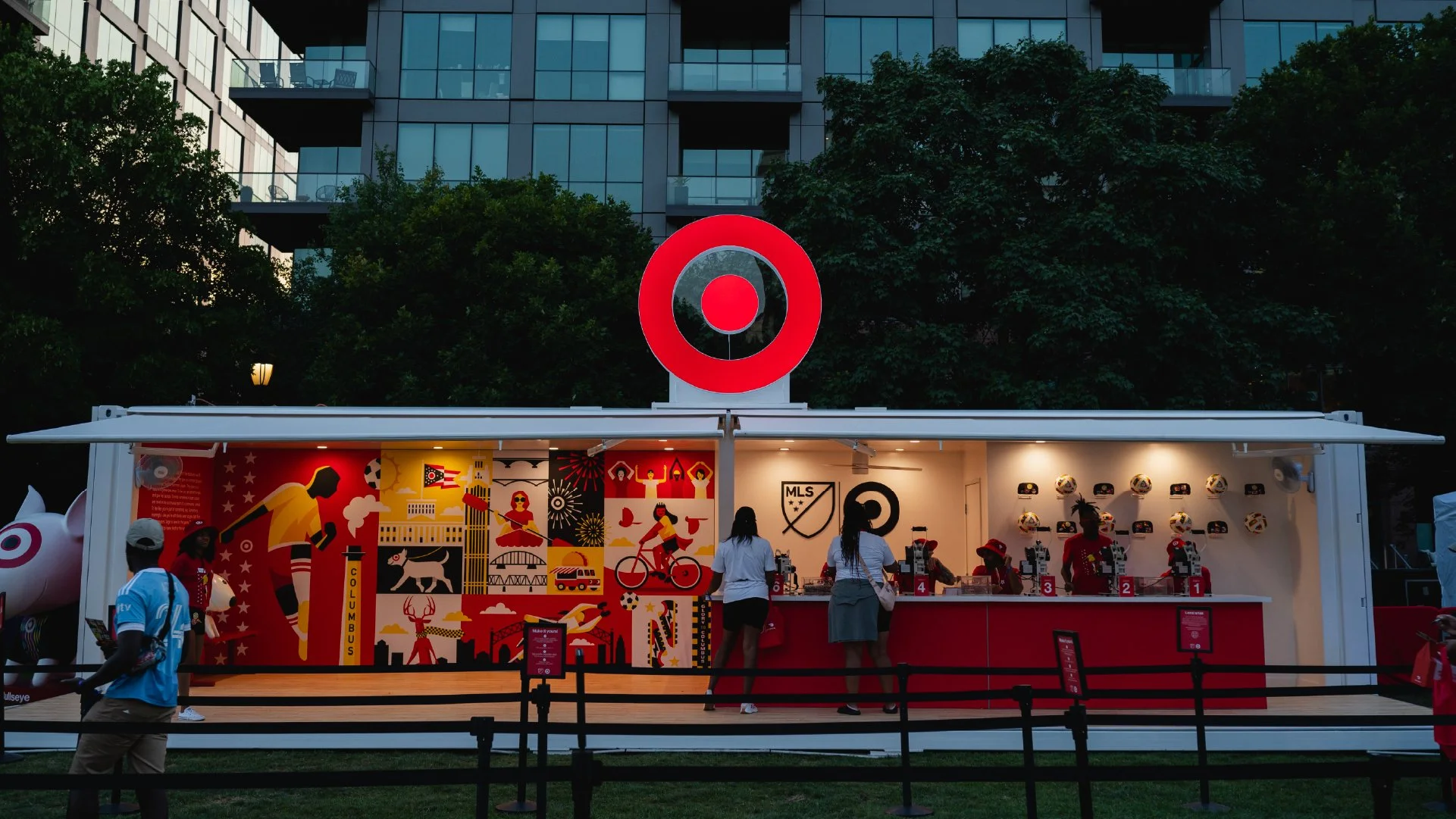 Target and Major League Soccer Illustration and graphic design