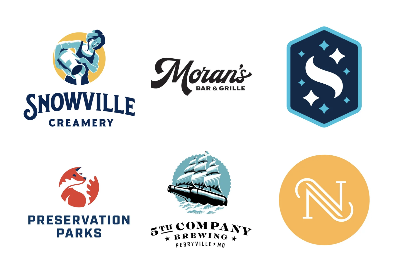 Slagle Design is honored to have six logos selected for Logo Lounge 13!