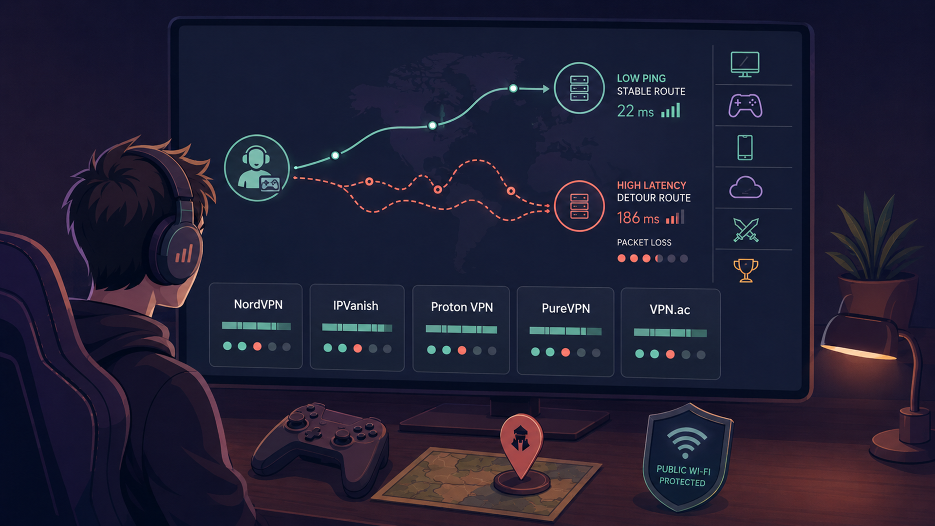 Best VPN for Gaming: Low-Ping Picks for PC, Console, MMOs, and Esports