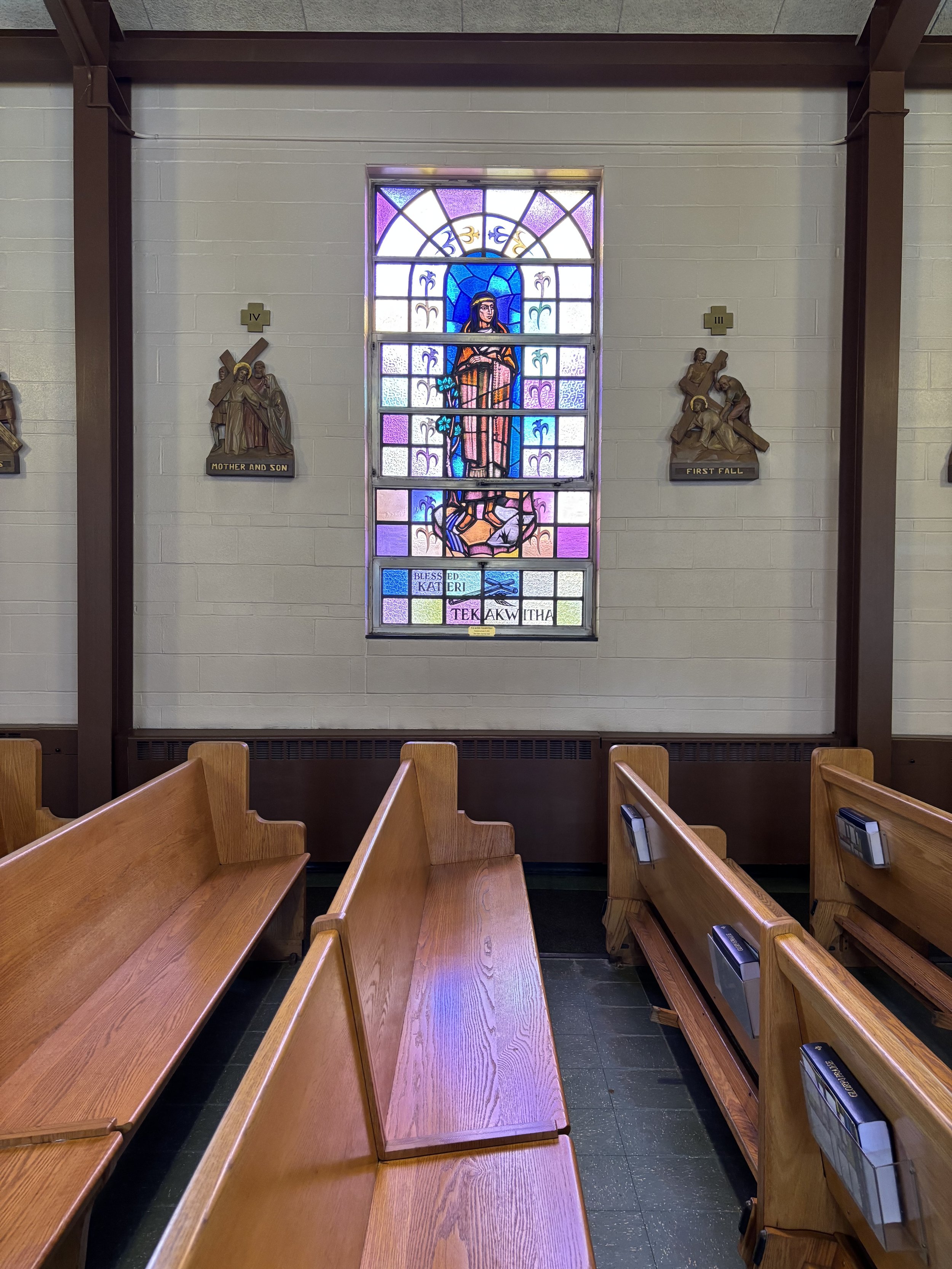 Interior of St. Theresa's Windham, NY.