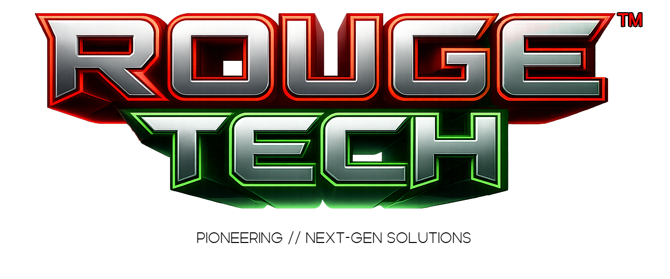 Rouge Tech logo with neon glow_TM & slogan.png