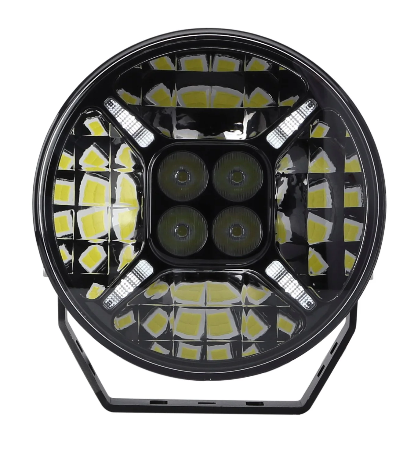 AABLD0815R round LED driving light for commercial vehicles and off-road applications