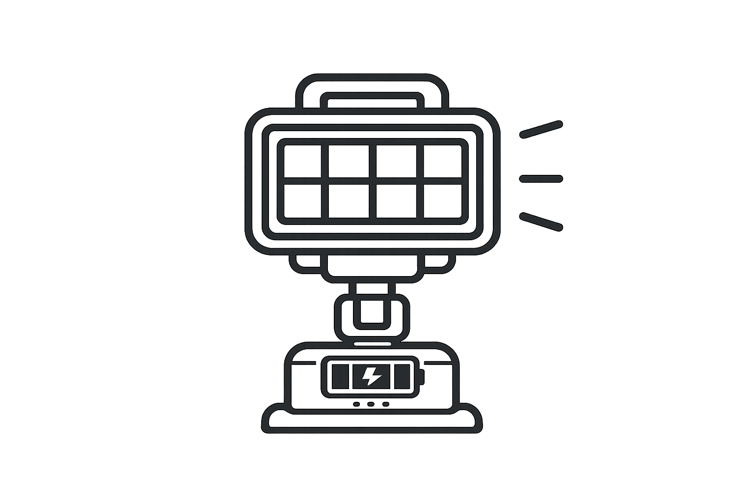 OEM ODM rechargeable work light icon for industrial lighting support