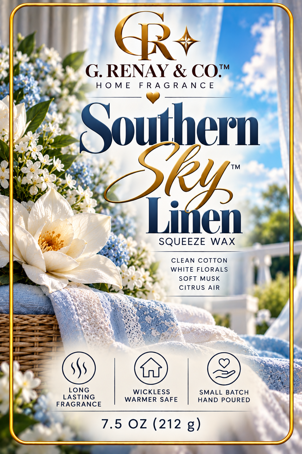 Southern Sky Linen™ Squeezable Wax 7.5 oz