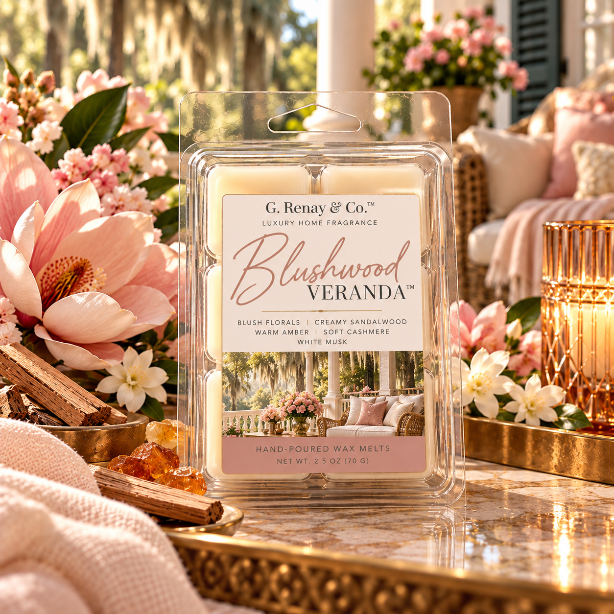 Blushwood Veranda™ Wax Melt Clamshell