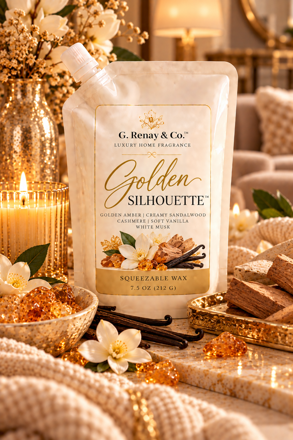 Golden Silhouette™ Squeezable Wax 7.5 oz