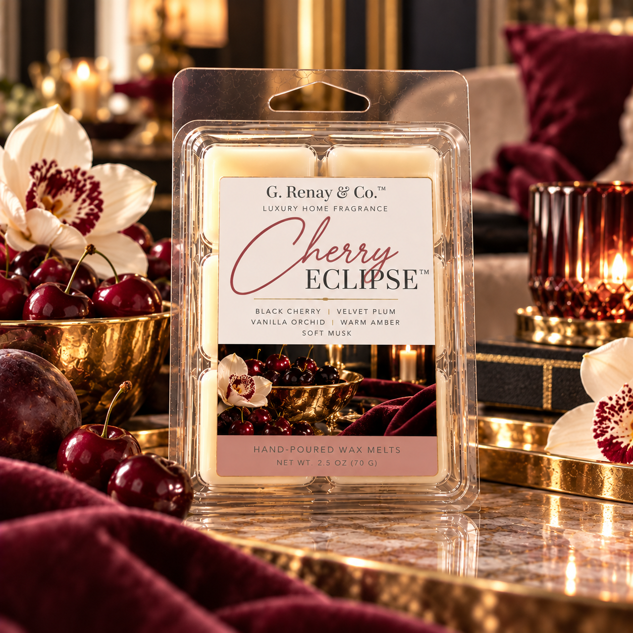 Cherry Eclipse™ Wax Melt Clamshell