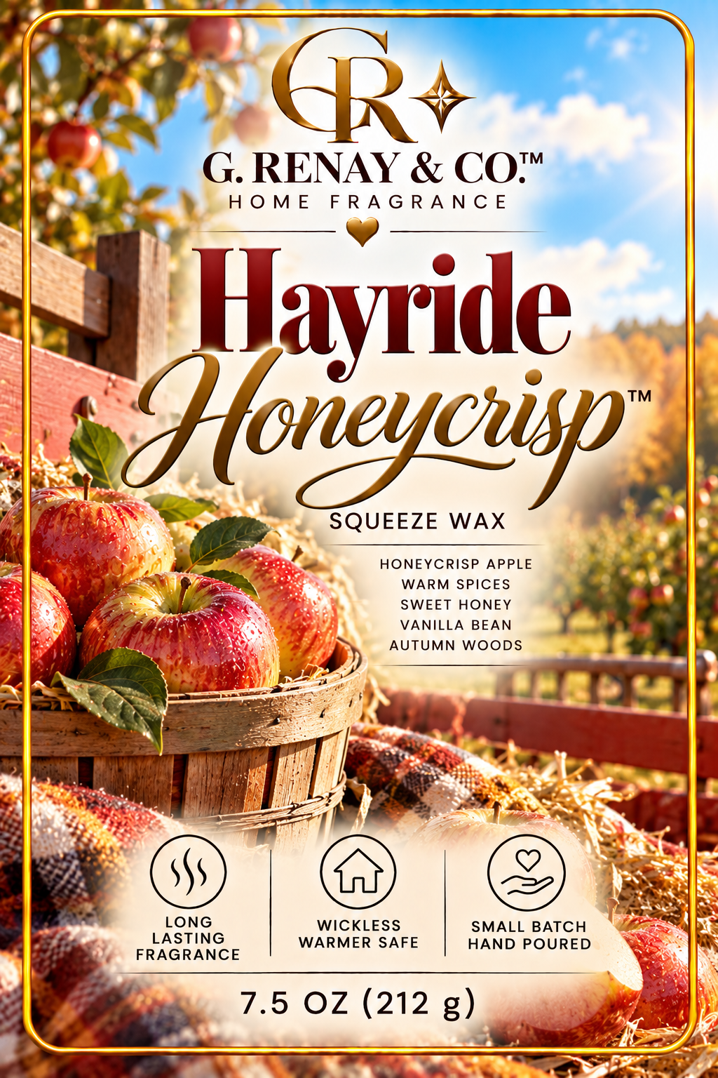 Hayride Honeycrisp™ 7.5 oz Squeezable Wax