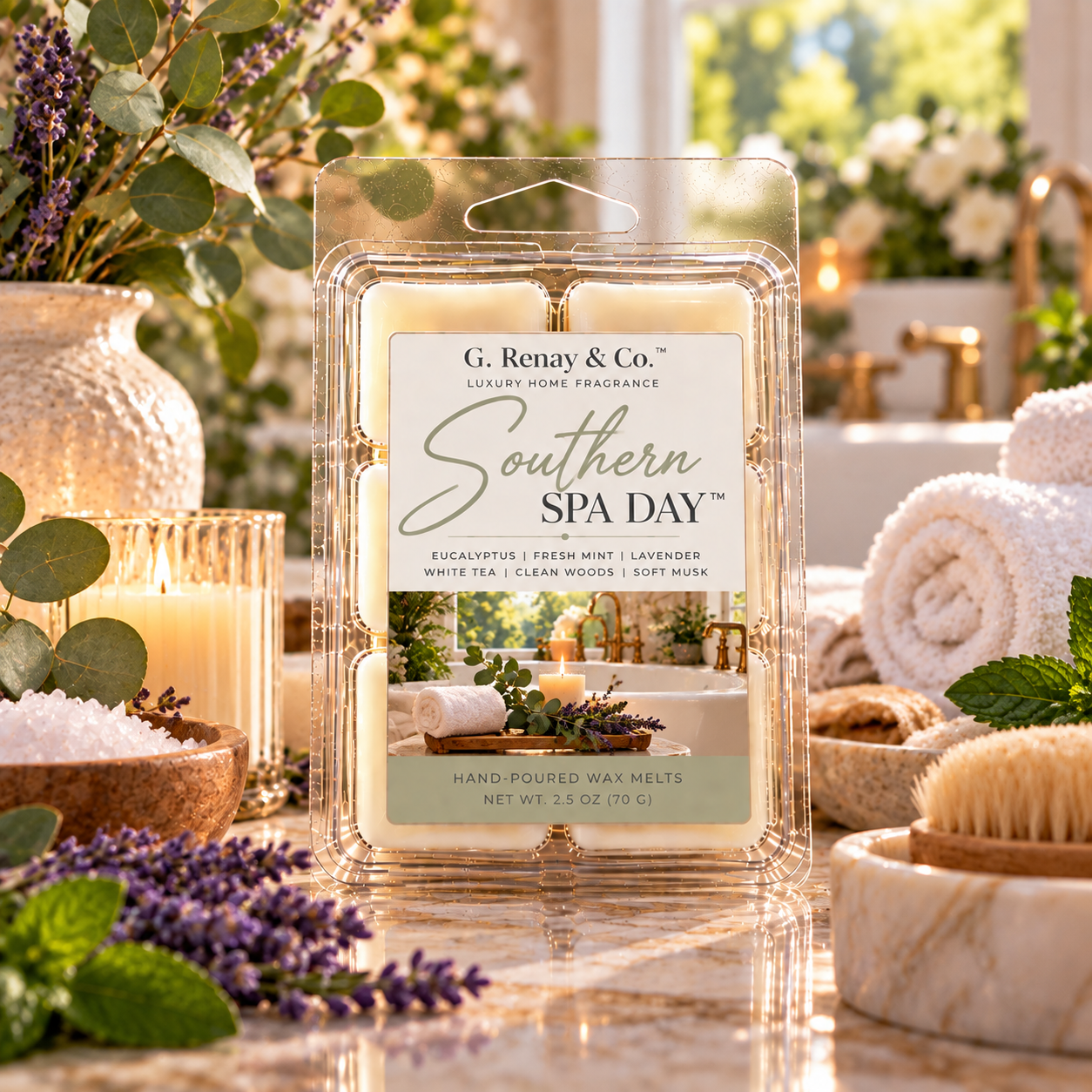 Southern Spa Day™ Wax Melt Clamshell