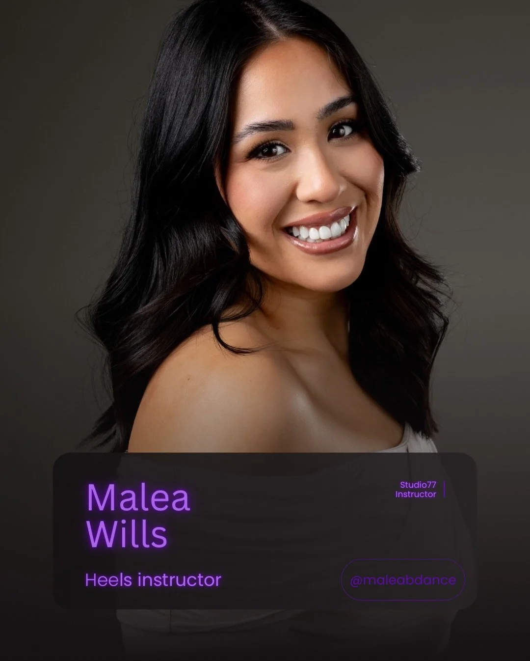 Meet your Heels instructor 💜