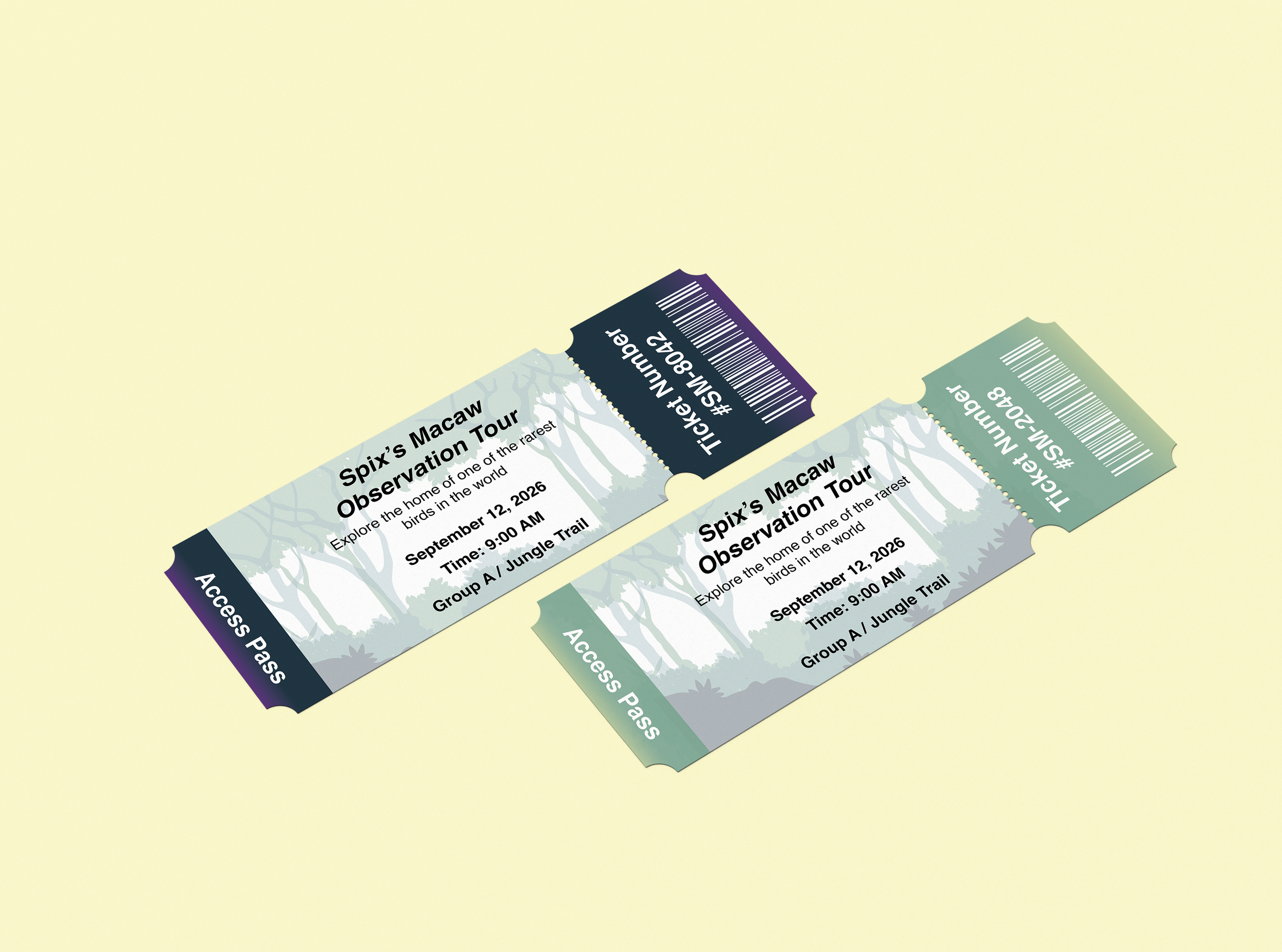 Tickets for the Spix's Macaw excursion
