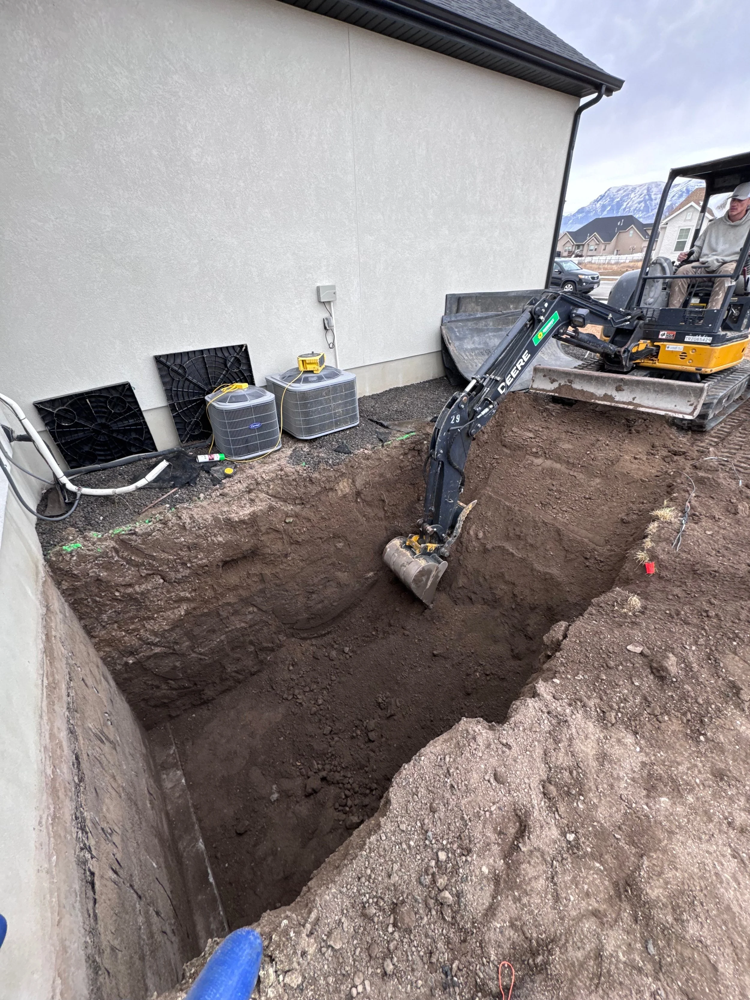 walk out basement progress
