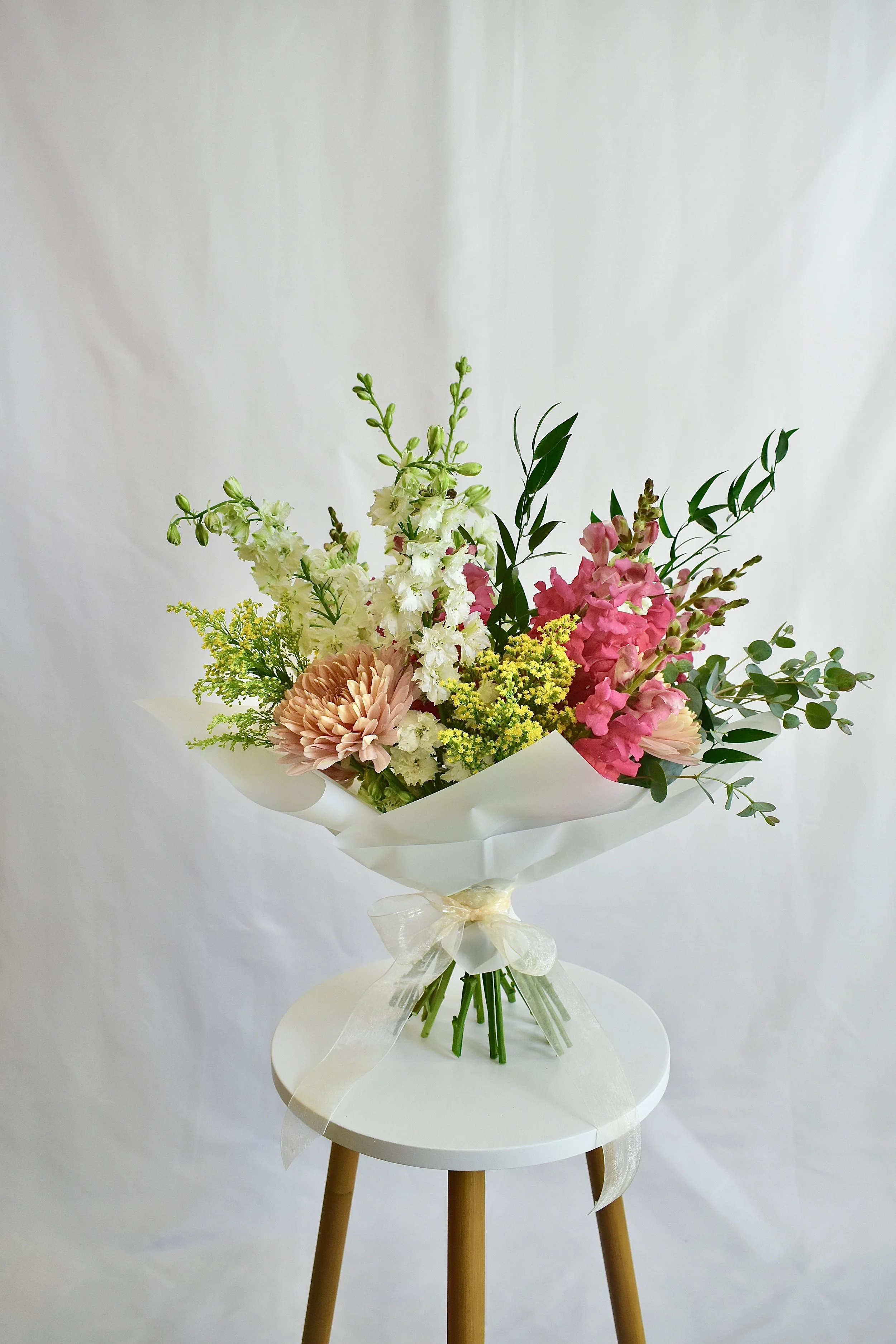 Designer's Choice - Make Me Blush Wrapped Bouquet