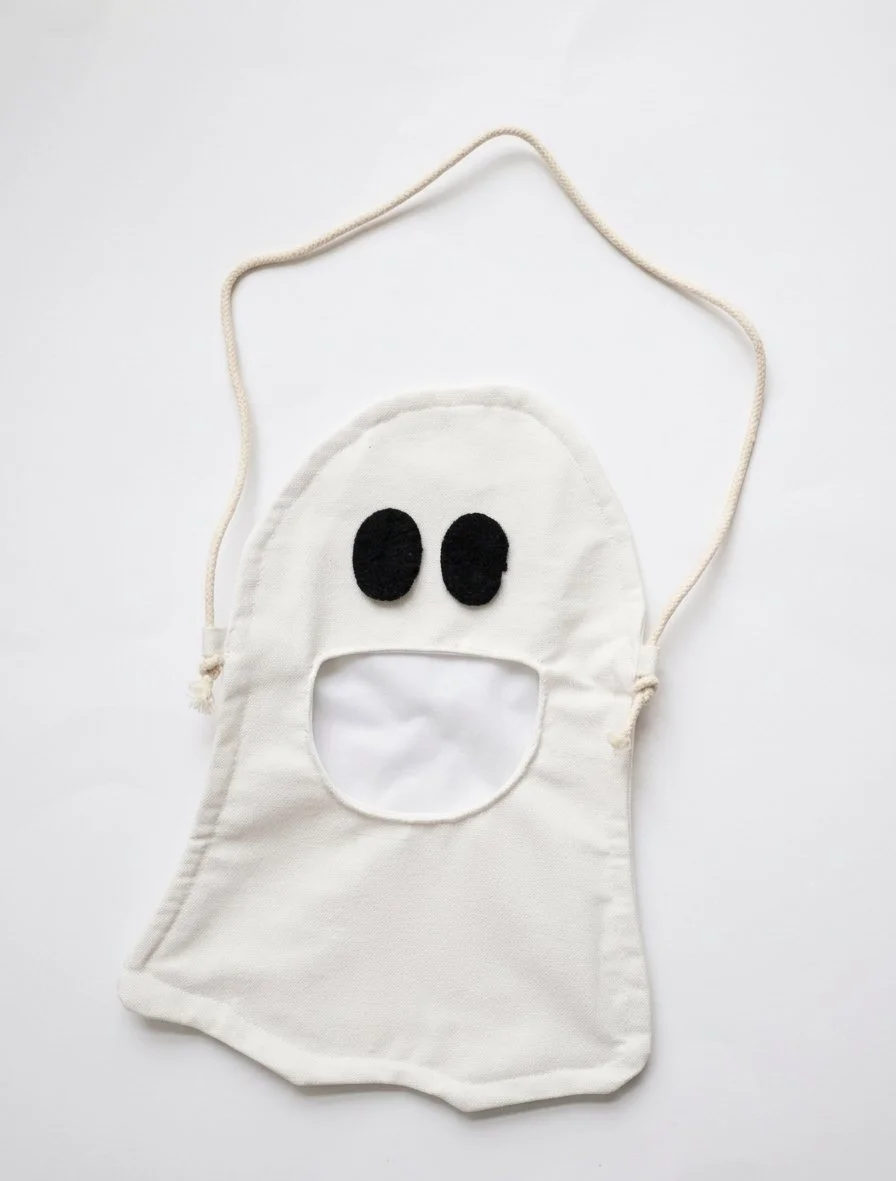 Boo Bag- White with Black Eyes