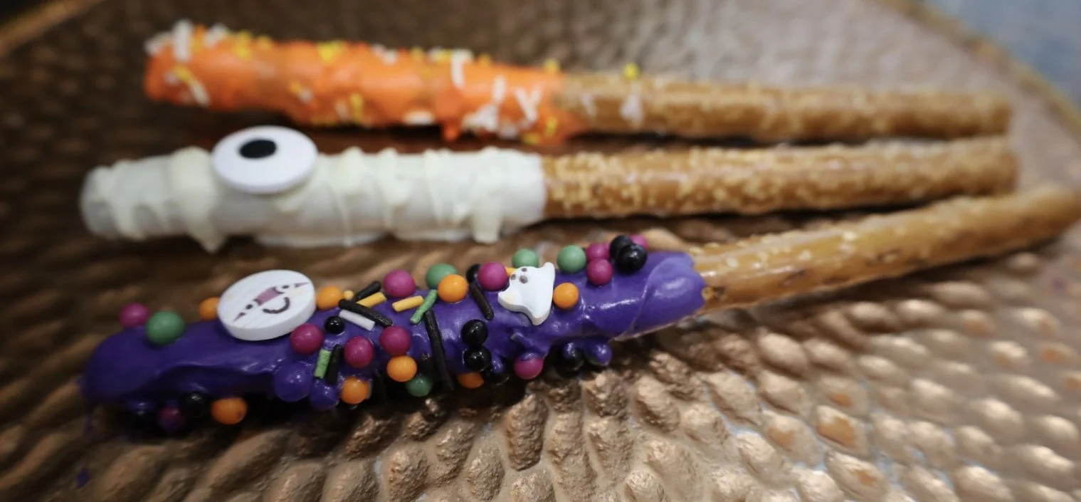 Hand Dipped Pretzels in Chocolate