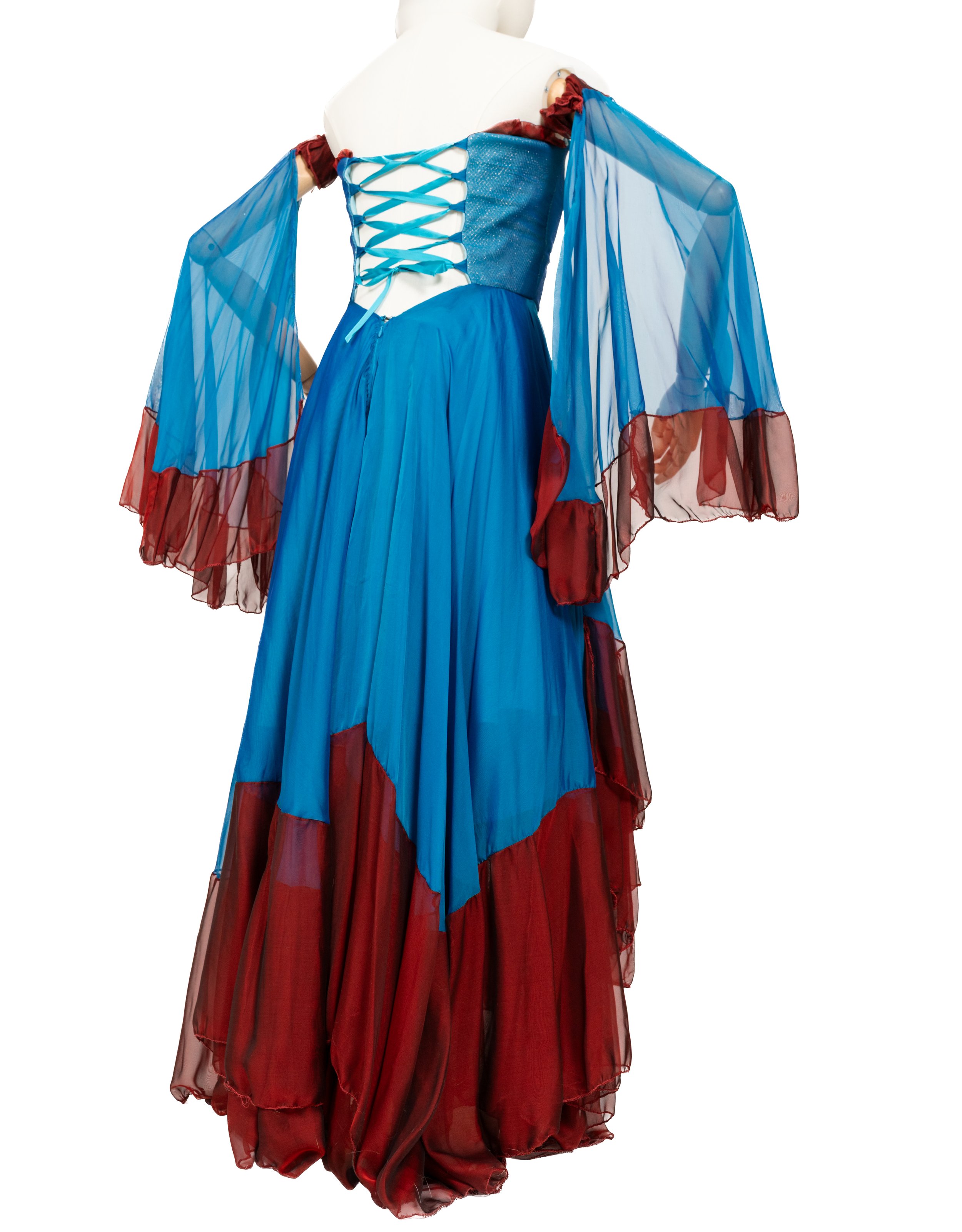 betta fish dress, back
