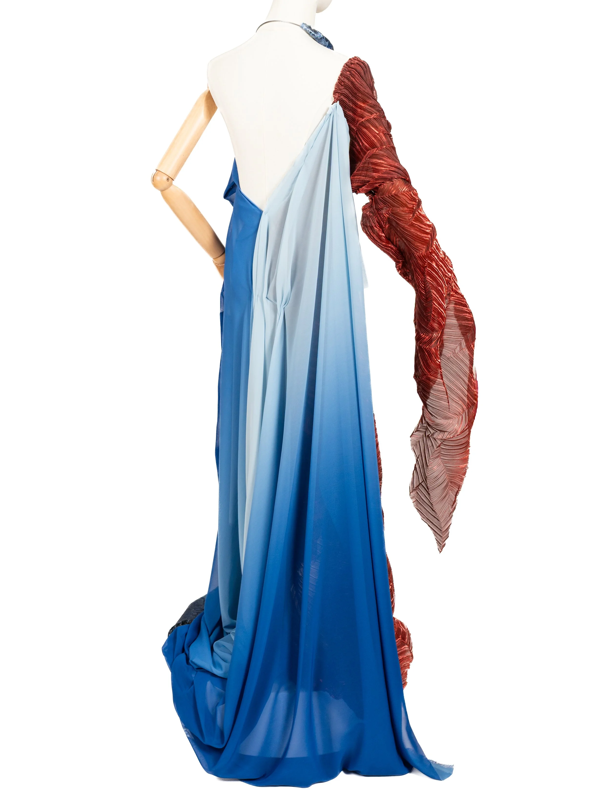 "heart like water"/mizu no kokoro dress, back 