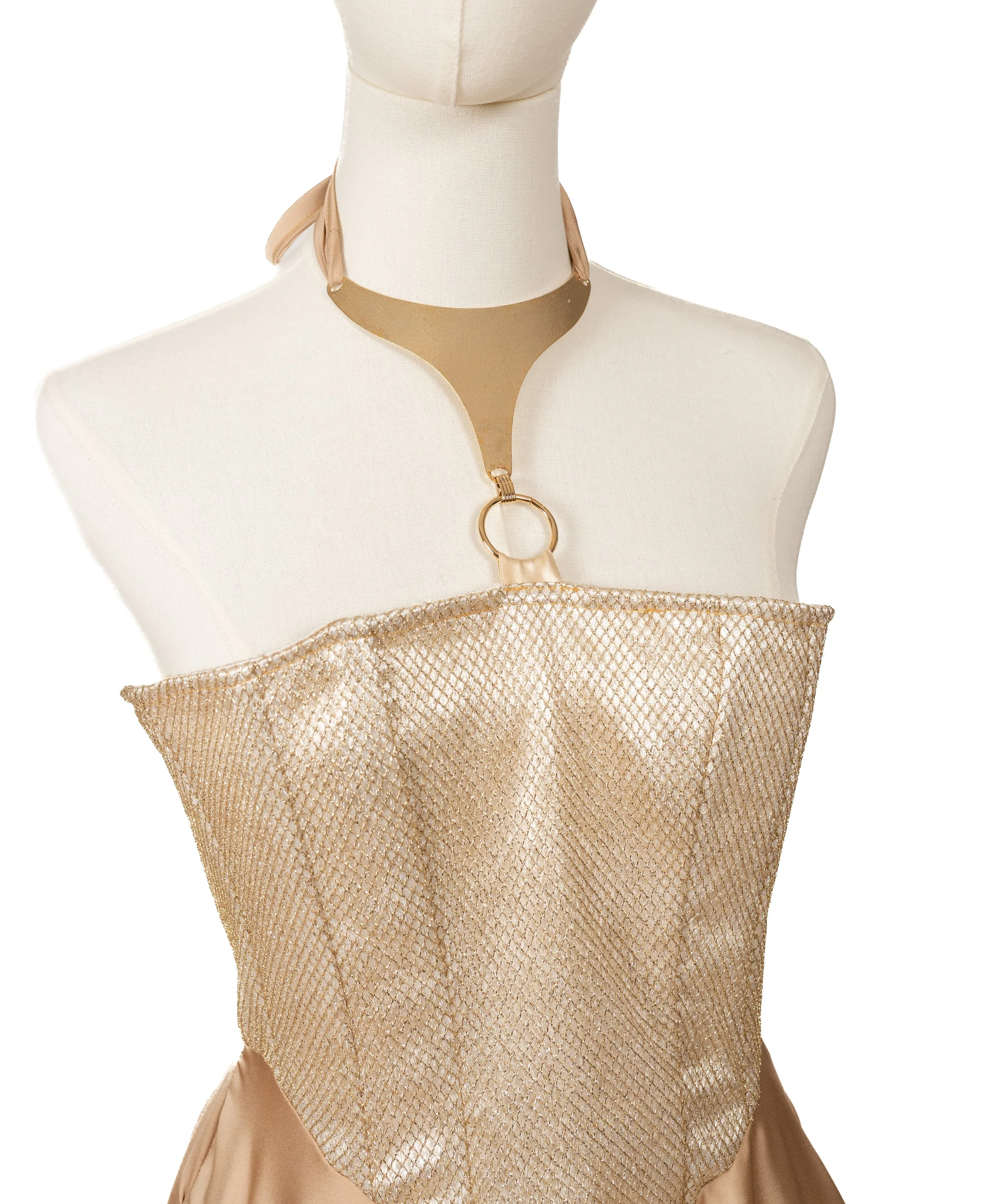 ema gown, bodice detail 