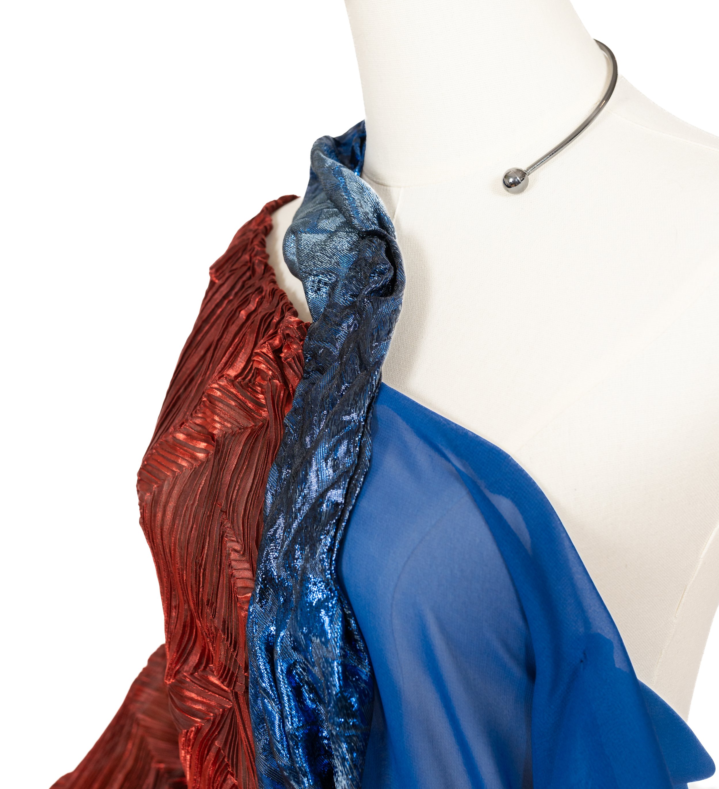 "heart like water"/mizu no kokoro dress, neck detail