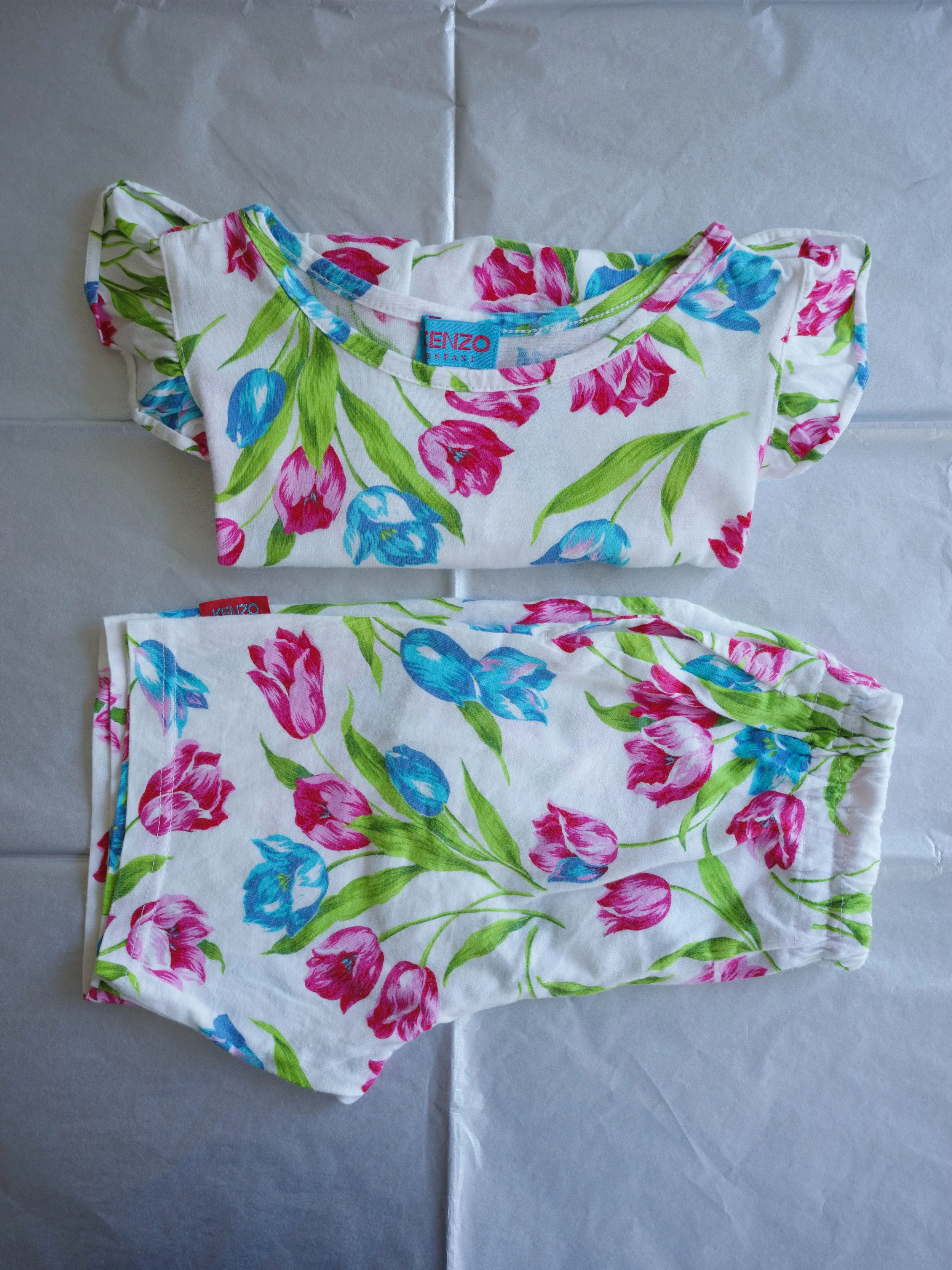 Kenzo Enfant Tulip Print Ensemble